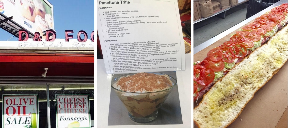 D & D Foods Menu